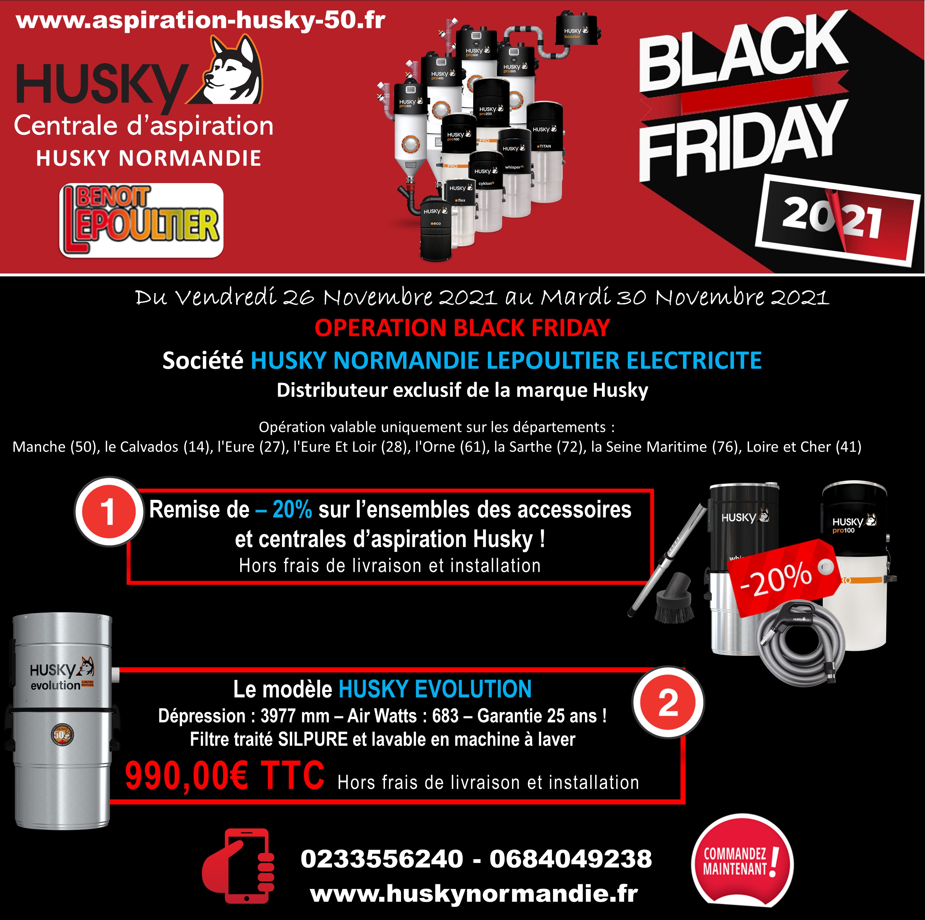 Promotion Black Friday Husky